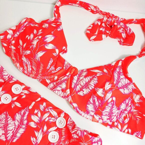 Anthropologie Maeve Palms Bikini Top - Picture 7 of 11